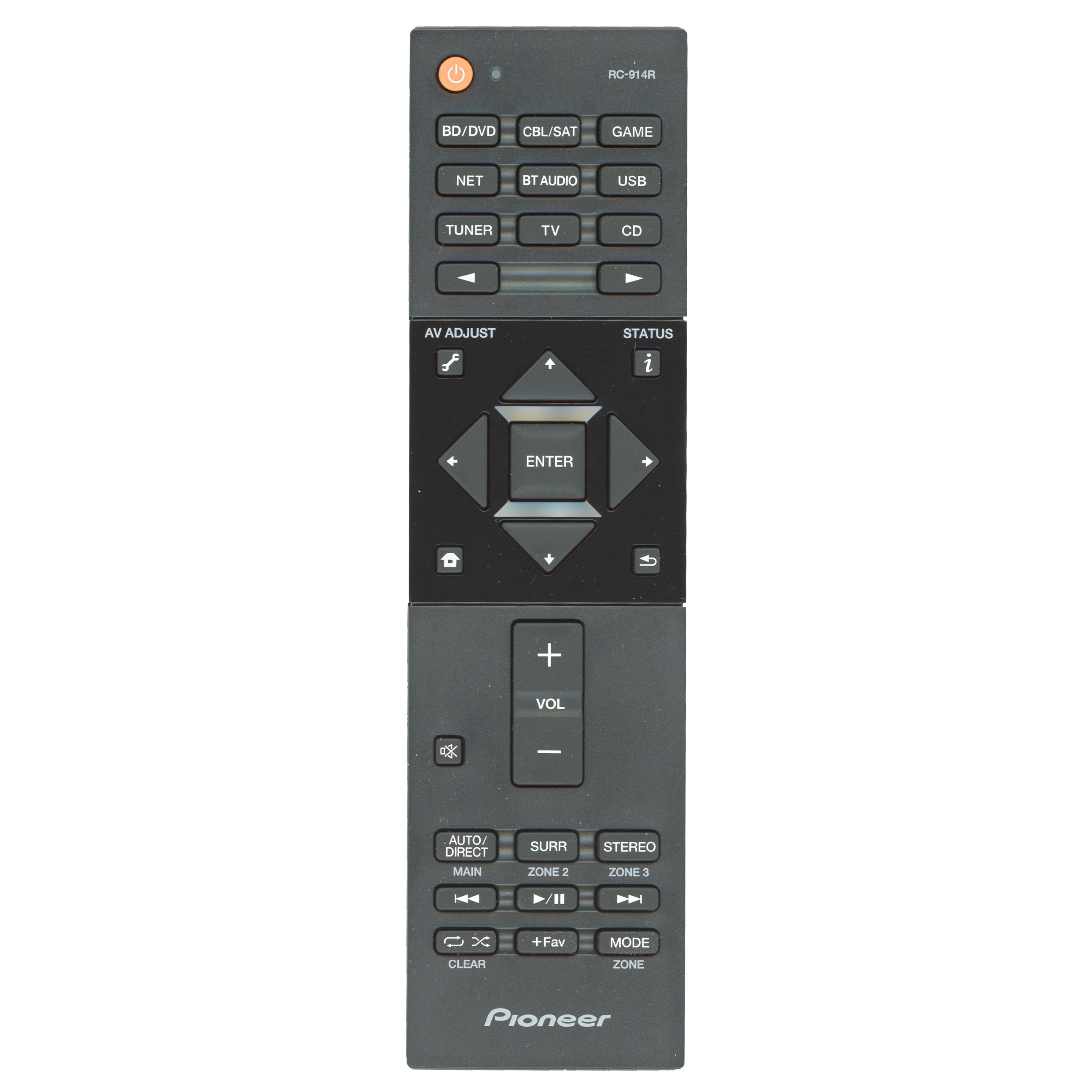 Pioneer RC914R AV Receiver Remote Control - 24140914