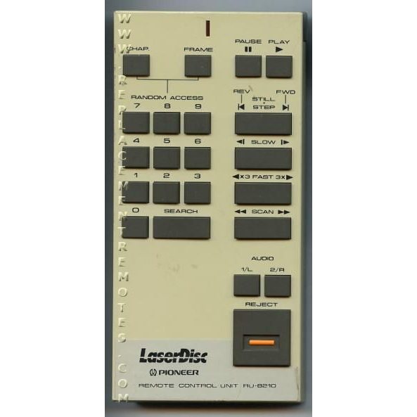 Pioneer RU8210 Laser Disc Remote Control