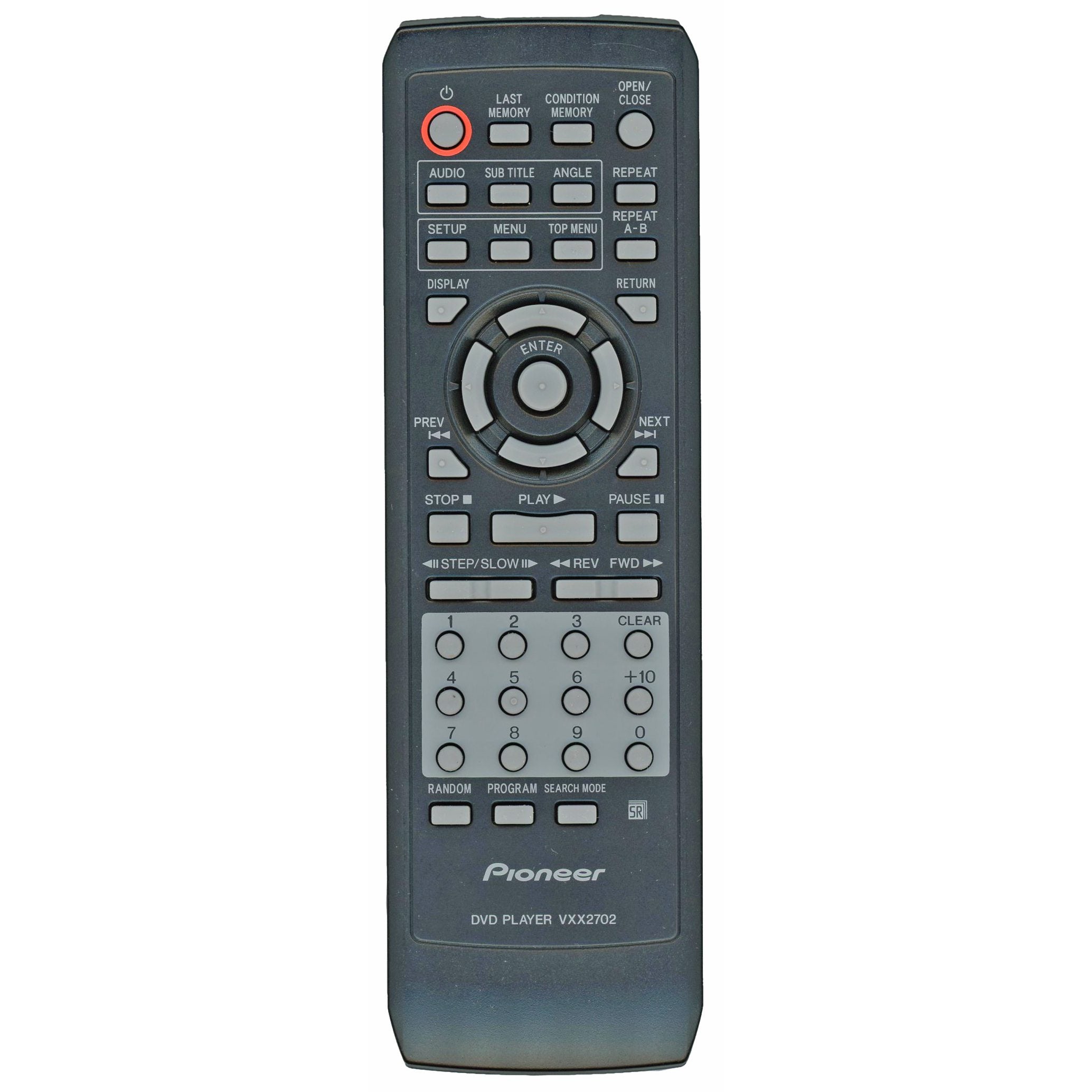 Pioneer VXX2702 DVD Remote Control