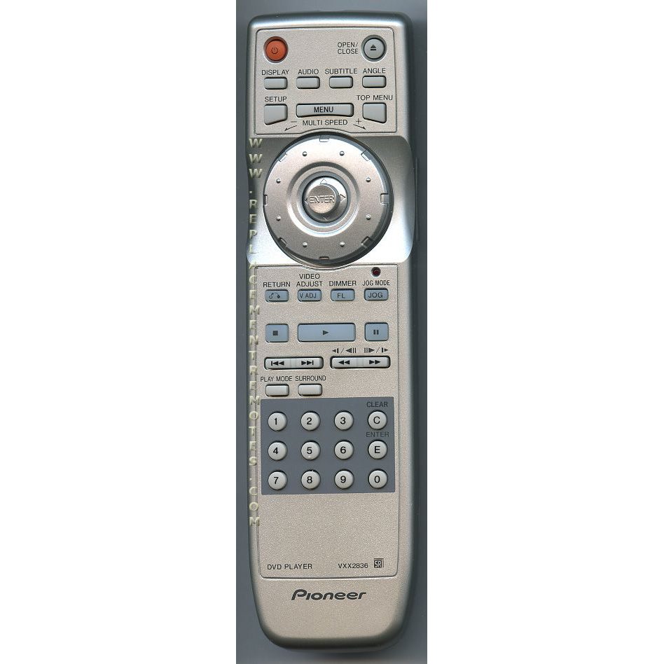 Pioneer VXX2836 DVD Remote Control