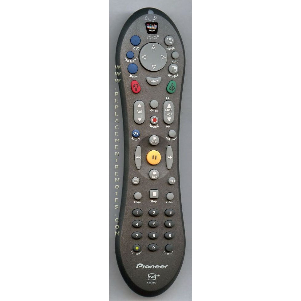 Pioneer VXX2870 DVR Remote Control