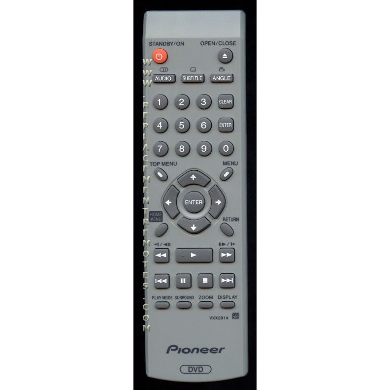 Pioneer VXX2914 DVD Remote Control