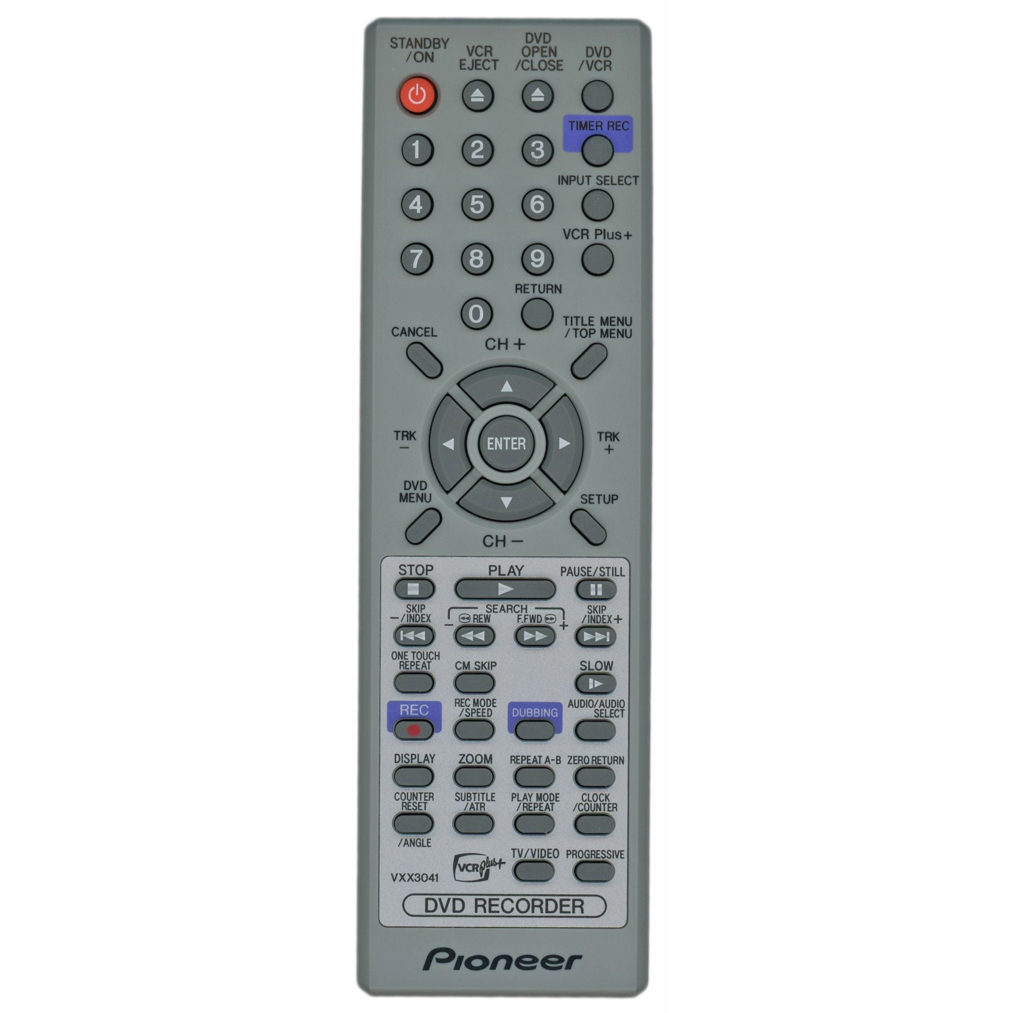 Pioneer VXX3041 DVDR Remote Control