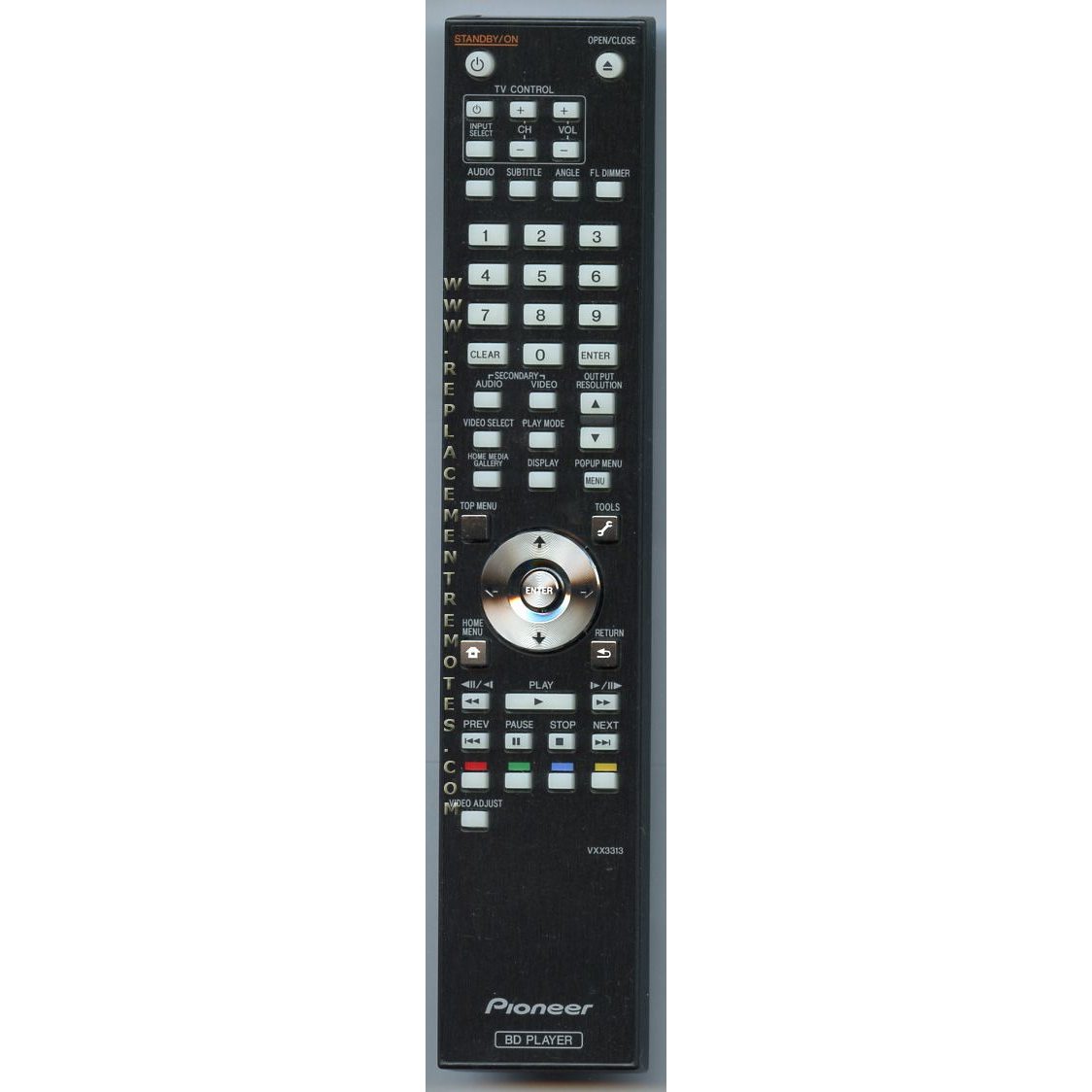 Pioneer VXX3313 Blu-ray Remote Control