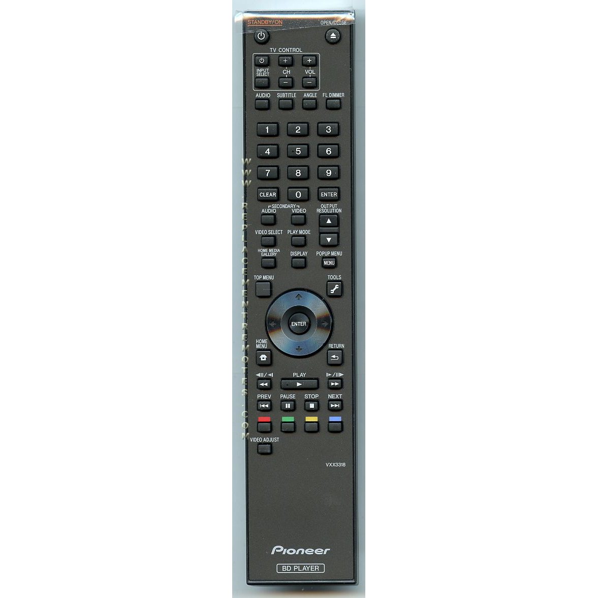 Pioneer VXX3318 Audio Remote Control