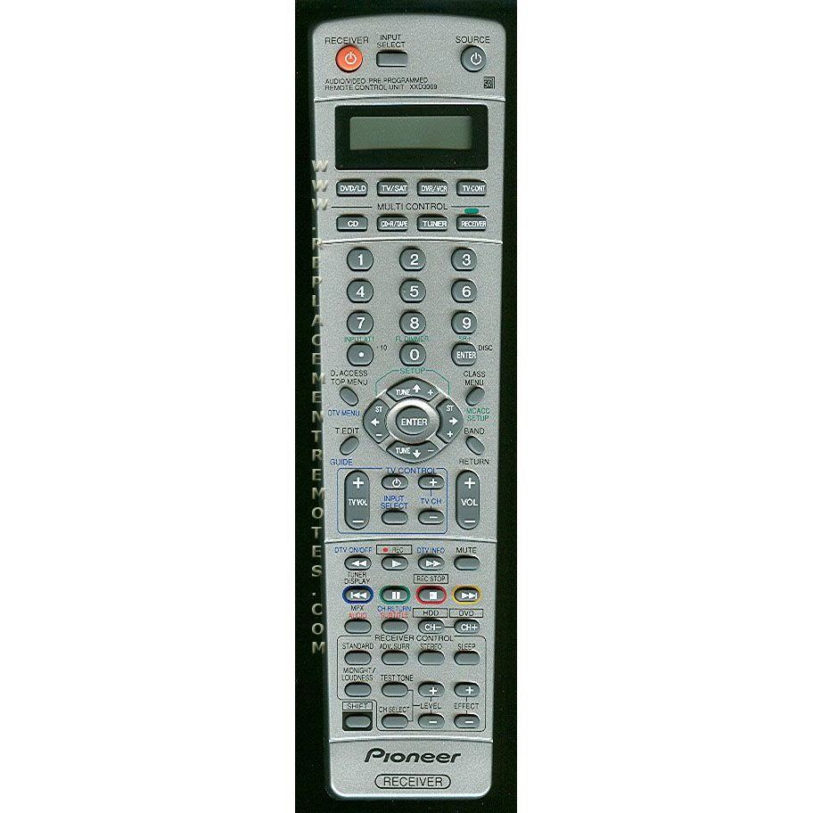 Pioneer XXD3069 Audio Remote Control