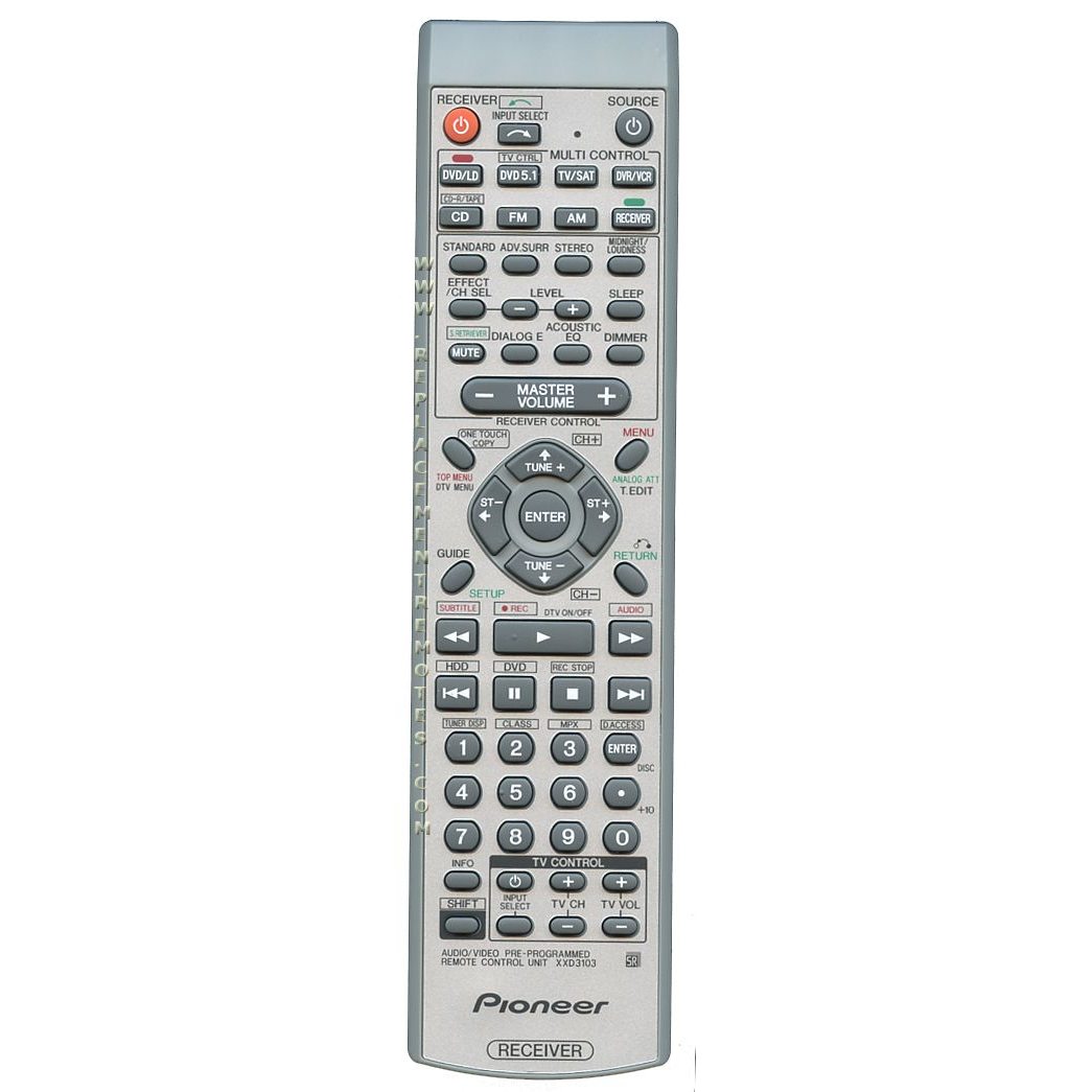 Pioneer XXD3103 Audio Remote Control