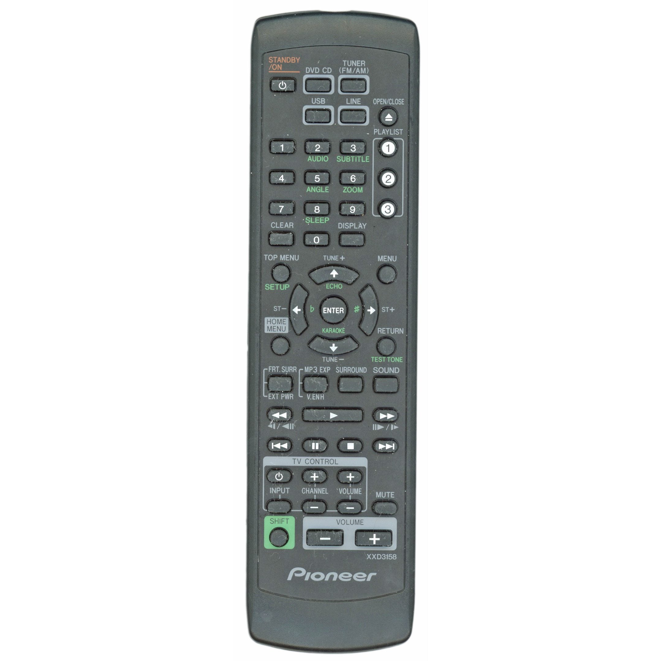 Pioneer XXD3158 Audio Remote Control