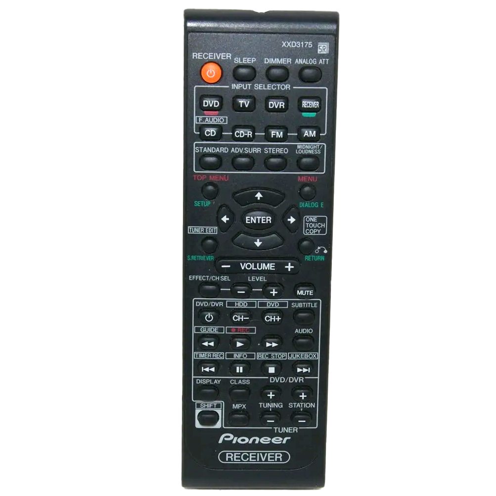 Pioneer XXD3175 Receiver Remote Control