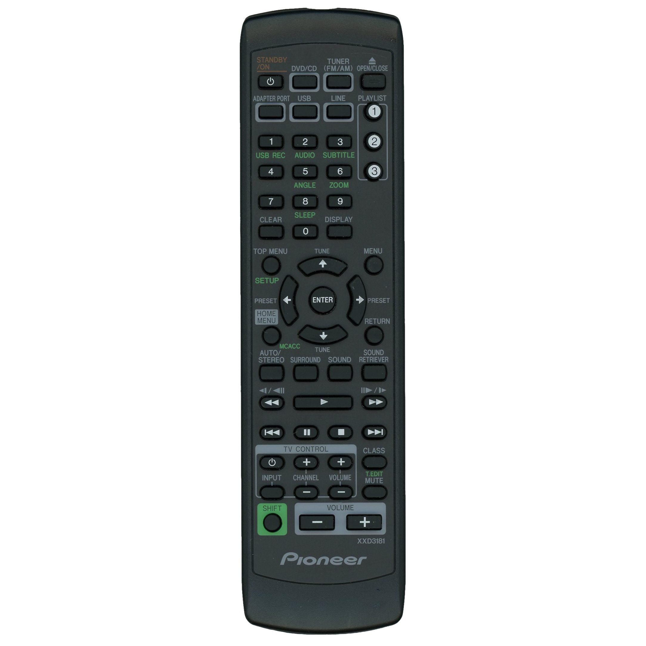 Pioneer XXD3181 Audio Remote Control