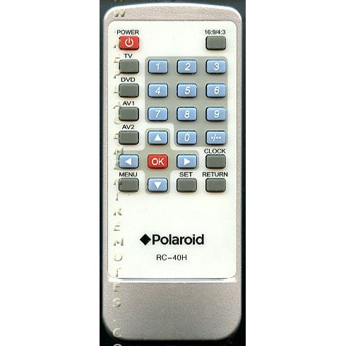 Polaroid RC40H TV/DVD Remote Control