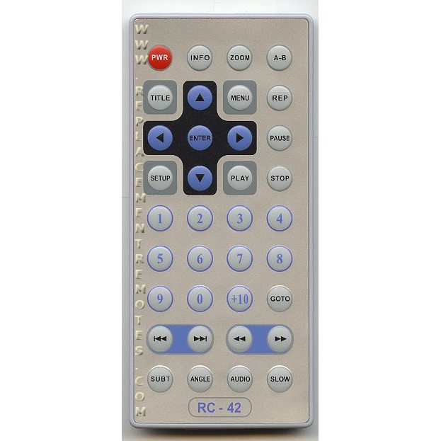 Polaroid RC42 DVD Remote Control