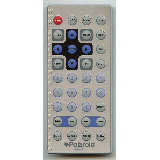 Polaroid RC42A DVD Remote Control