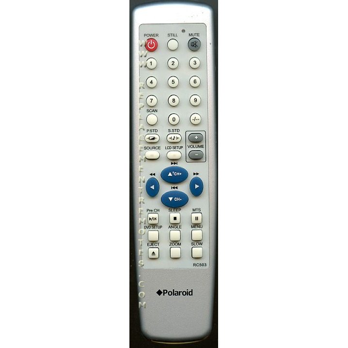 Polaroid RC503 TV/DVD Remote Control