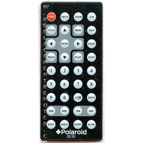 Polaroid RC50B TV/DVD Remote Control