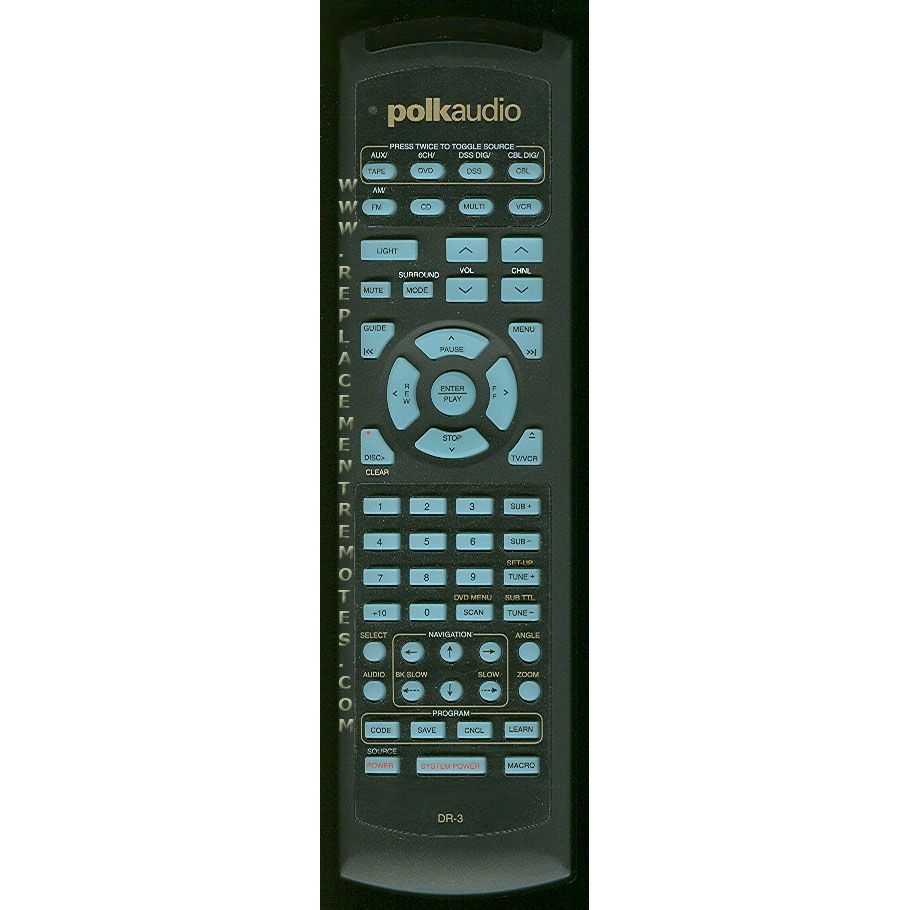 polkaudio DR3 Audio Remote Control