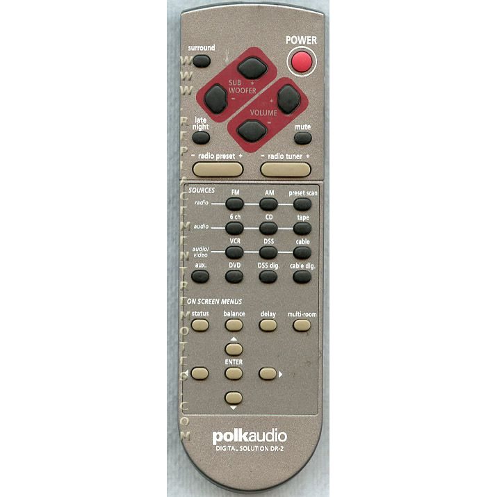 polkaudio RC0628/00 Audio Remote Control