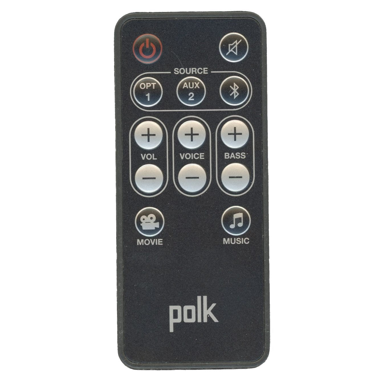 polkaudio RE81121 Sound Bar Remote Control