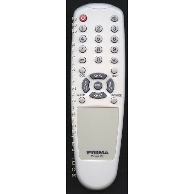 Prima RCA040C TV Remote Control