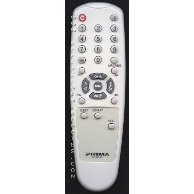 Prima RCA260N TV Remote Control