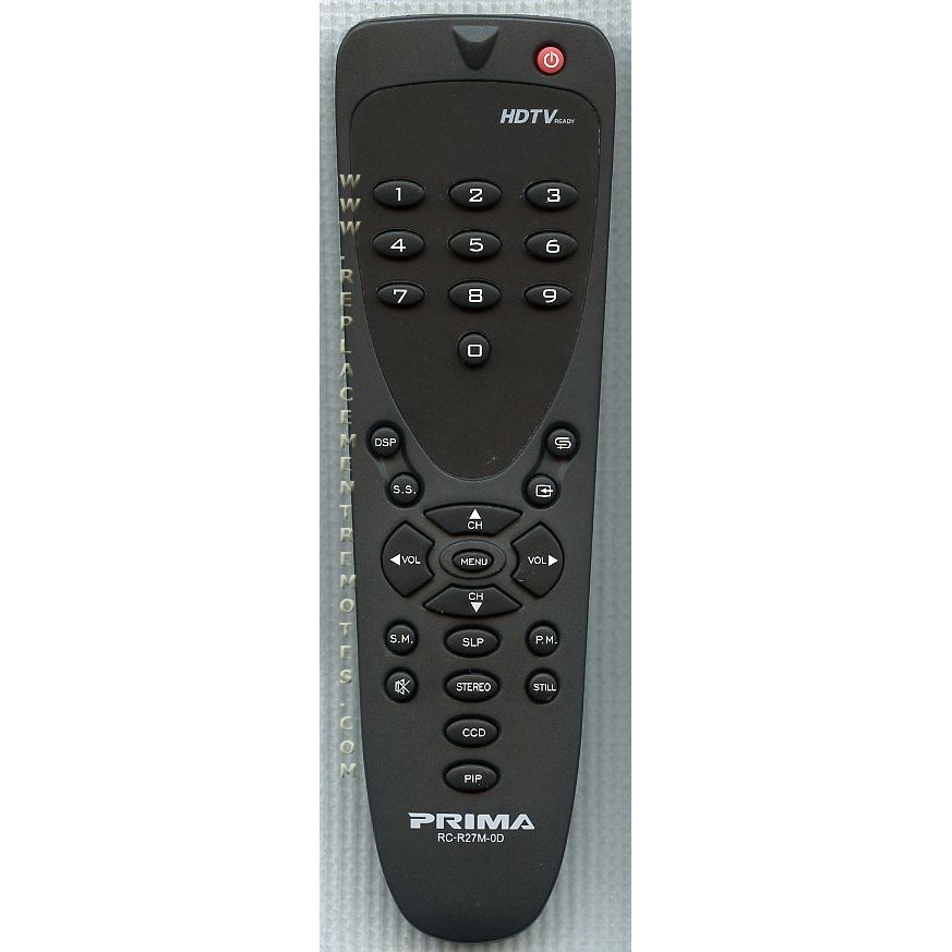 Prima RCR27M0D TV Remote Control