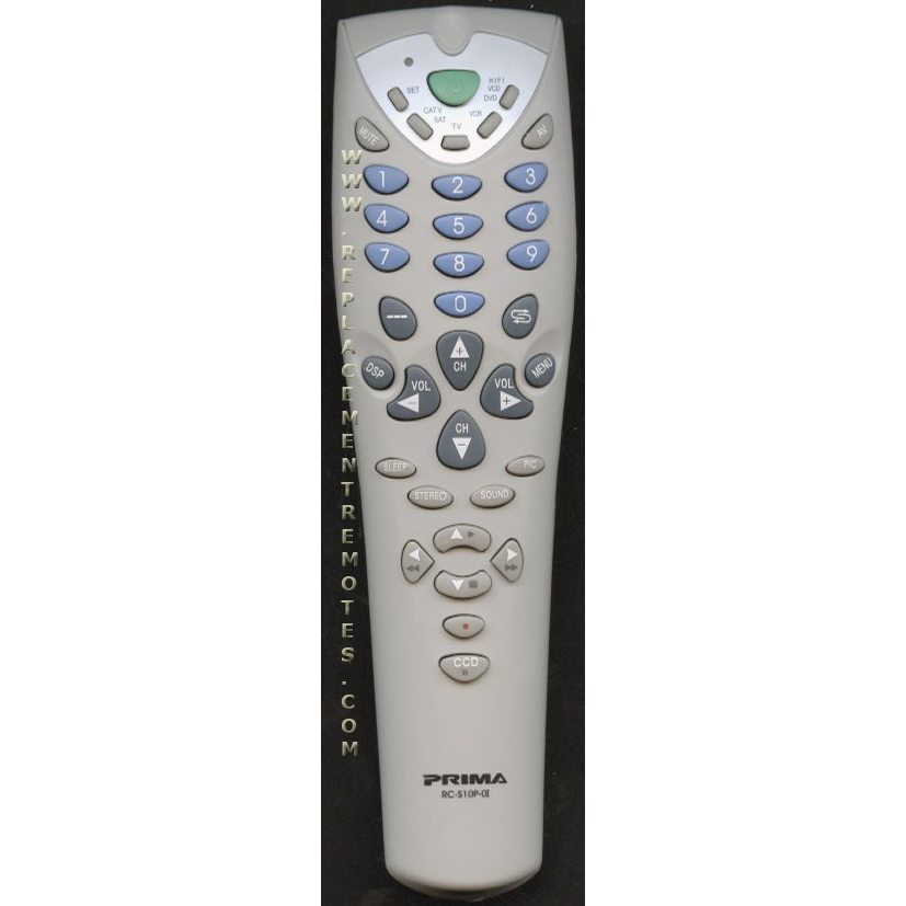 Prima RCS10P0I TV Remote Control