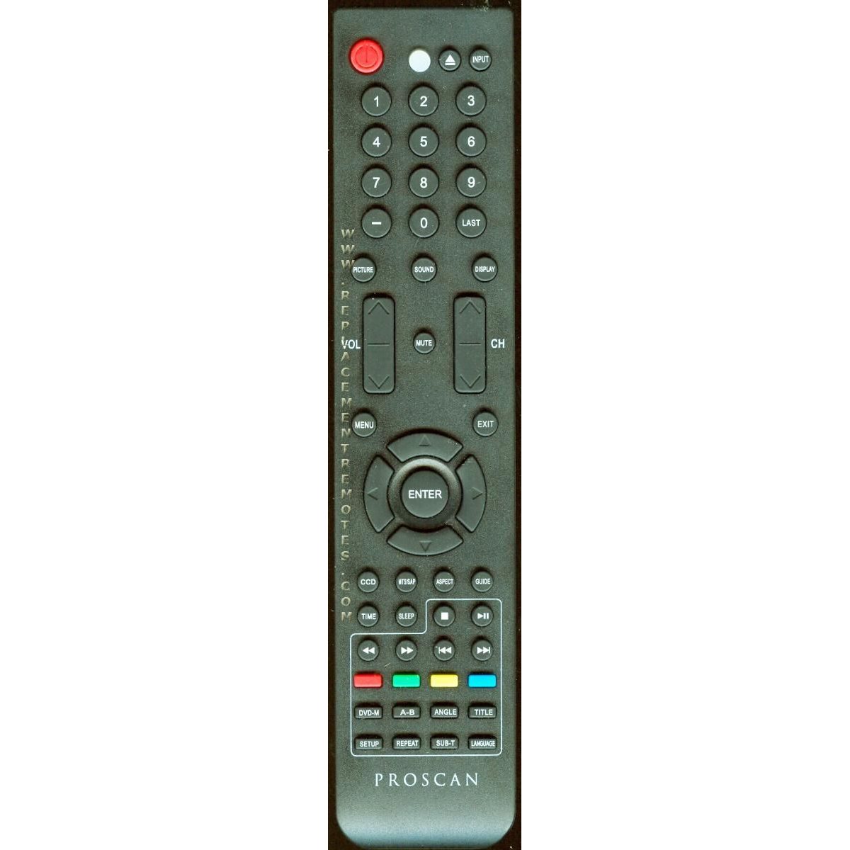 Proscan 1058995 TV Remote Control