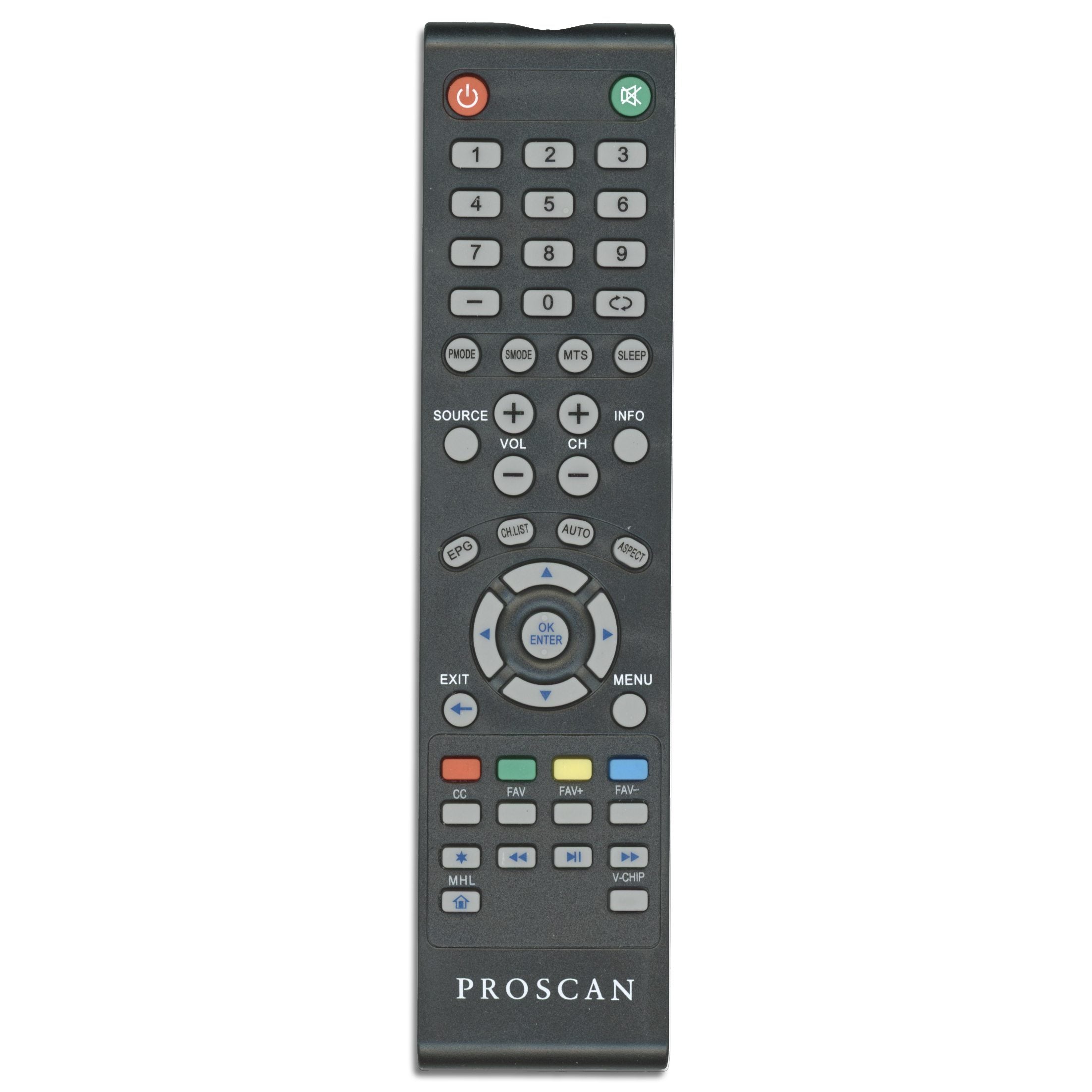 Proscan PL25MHL TV Remote Control