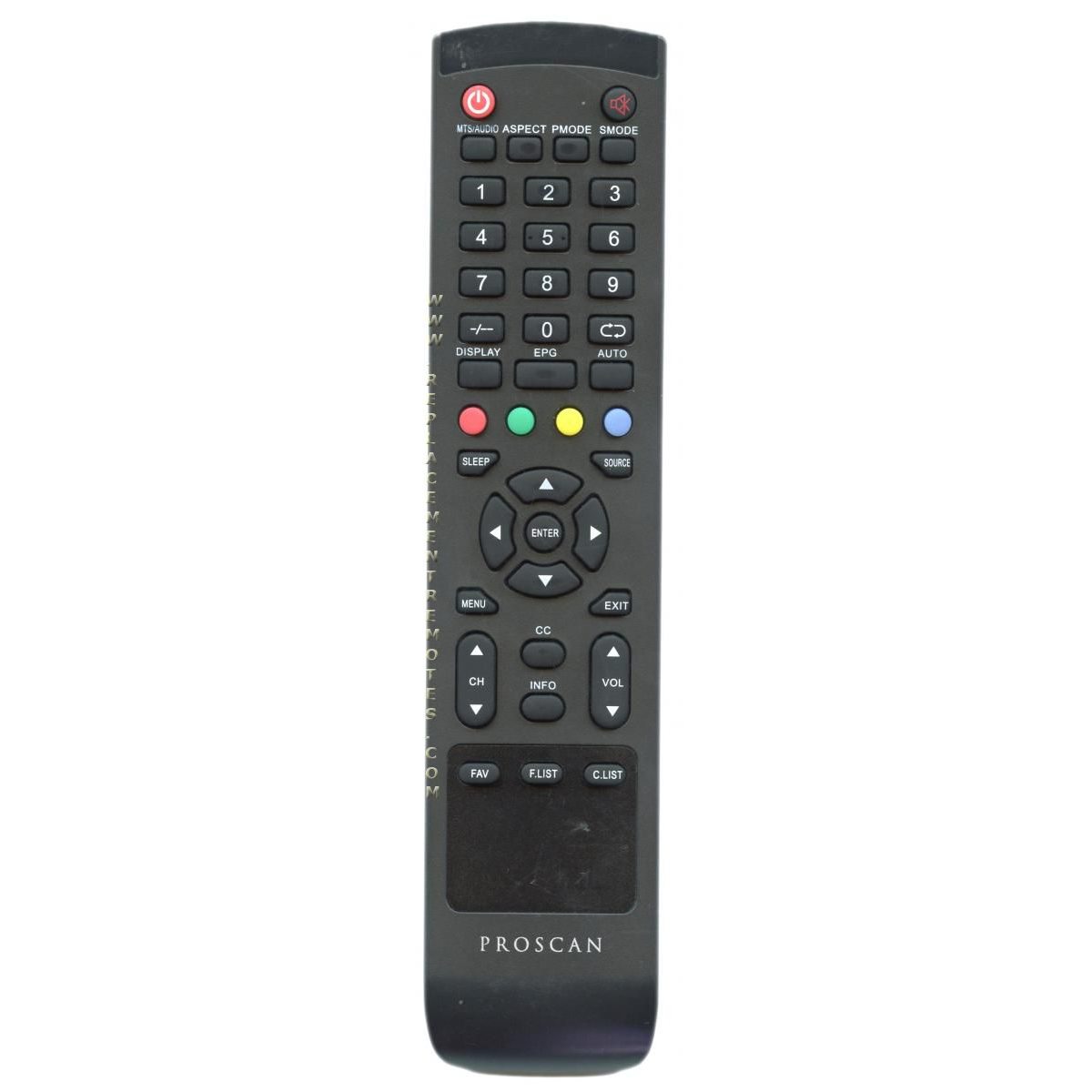 Proscan PLDED3273AB TV Remote Control