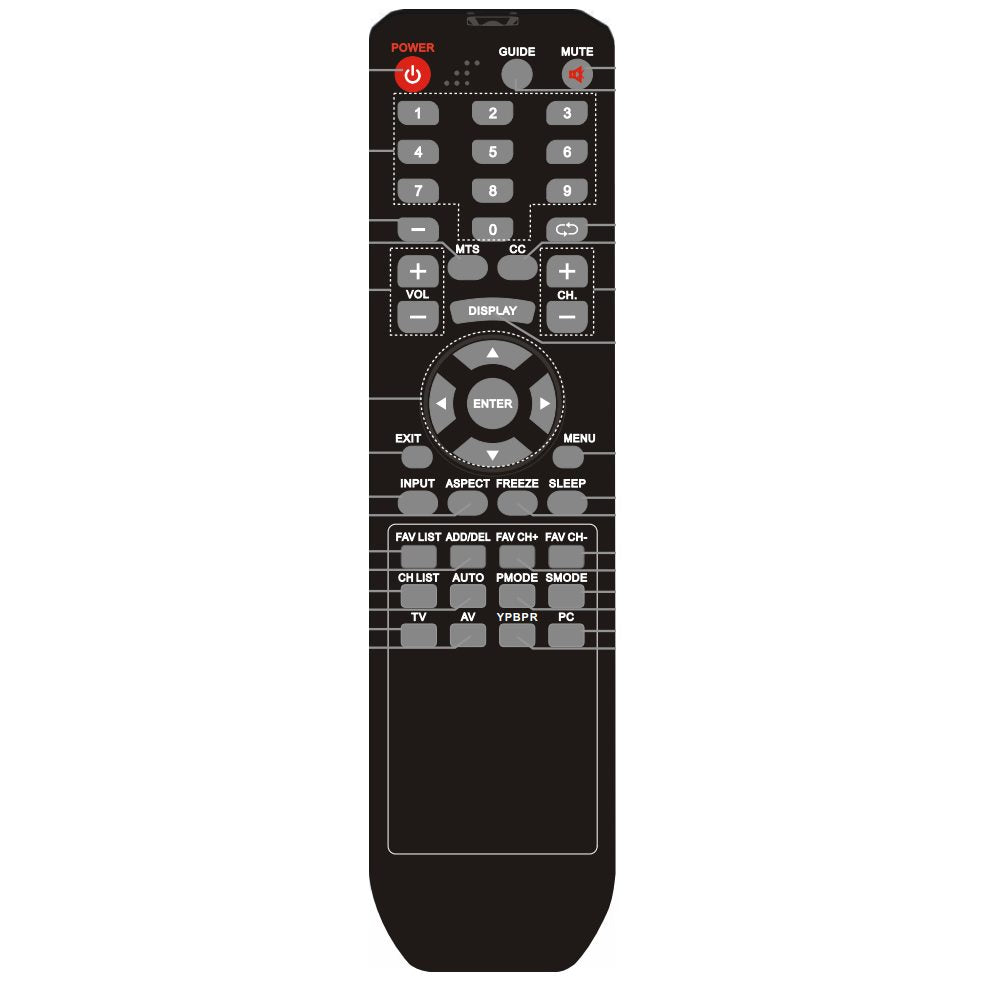 Proscan PLED2402ABREM TV Remote Control