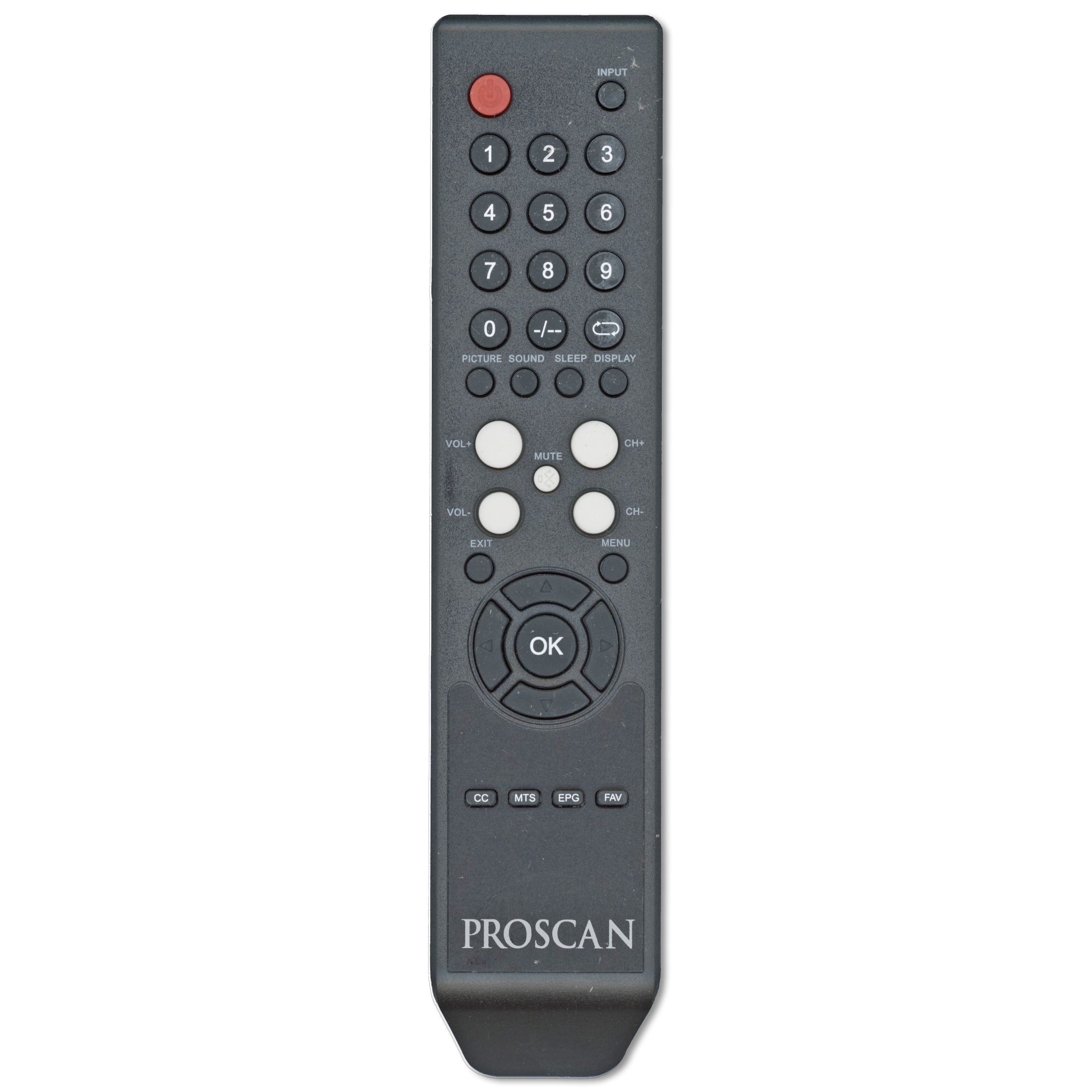 Proscan PROV2.LONG TV Remote Control