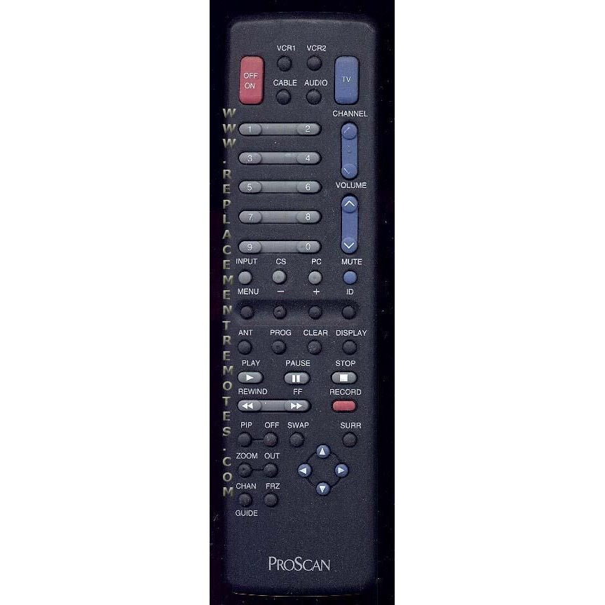 Proscan-RCA CRK62D TV Remote Control