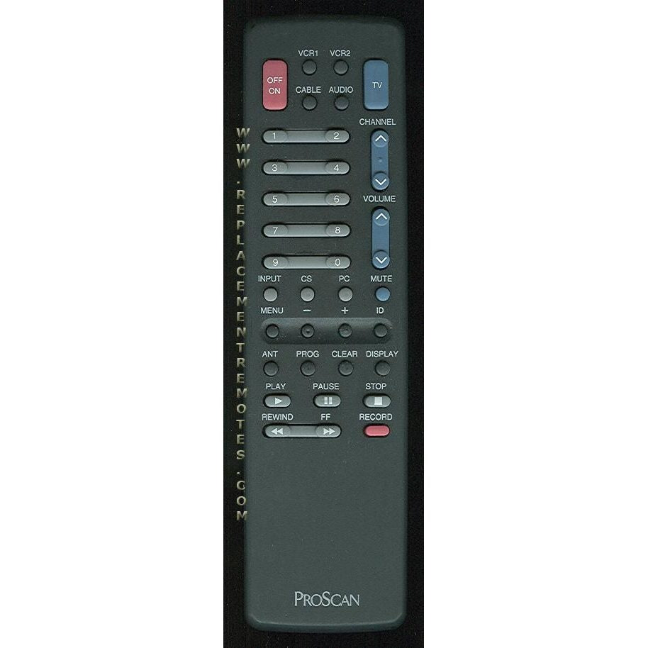 Proscan-RCA CRK62F TV Remote Control