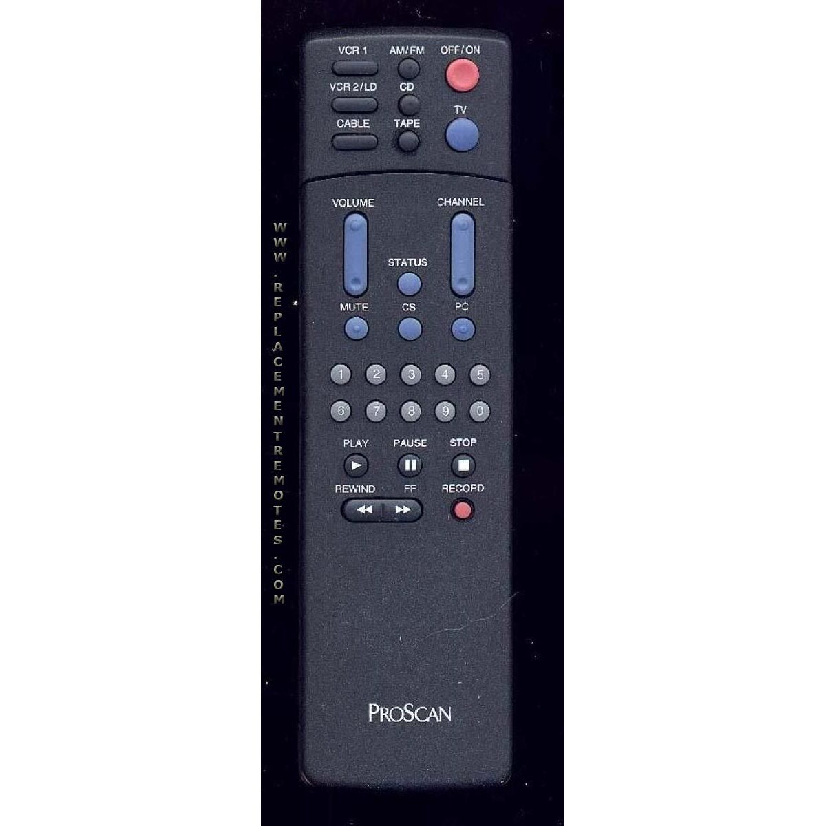 Proscan-RCA CRK80C TV Remote Control