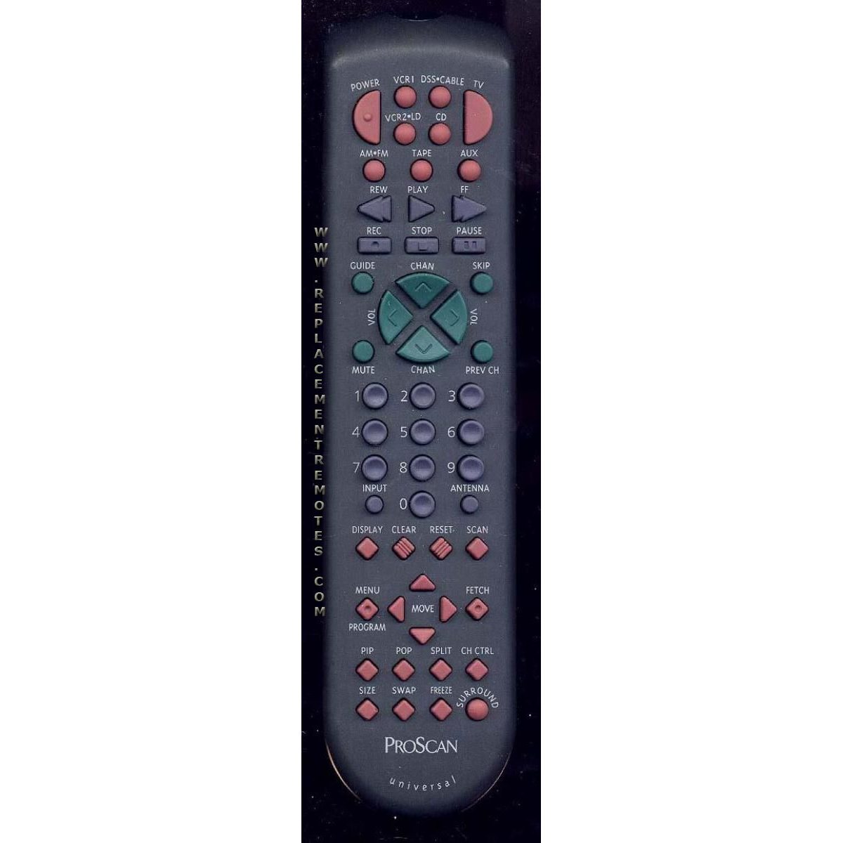 Proscan-RCA CRK81A1 TV Remote Control