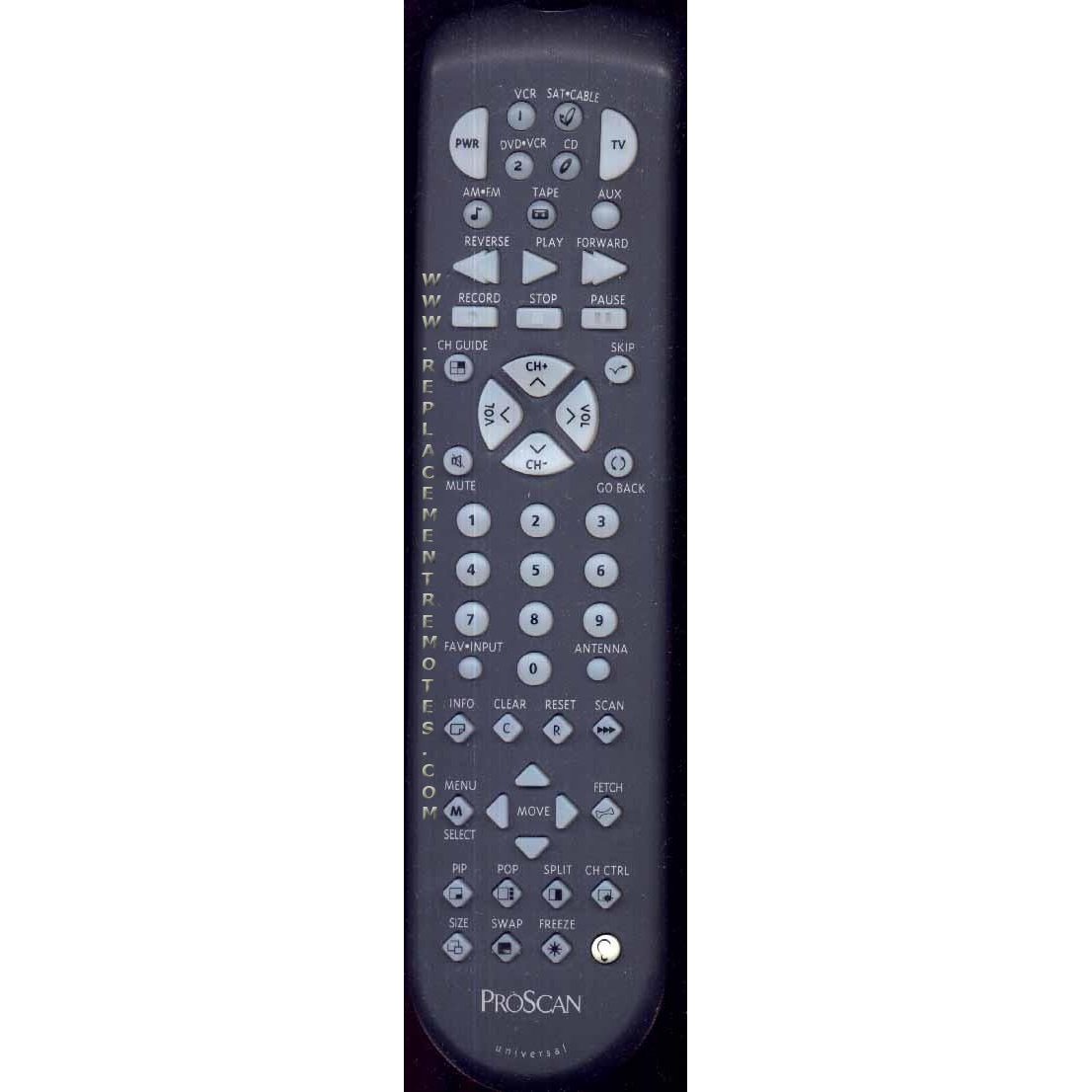 Proscan-RCA CRK81BL1 TV Remote Control