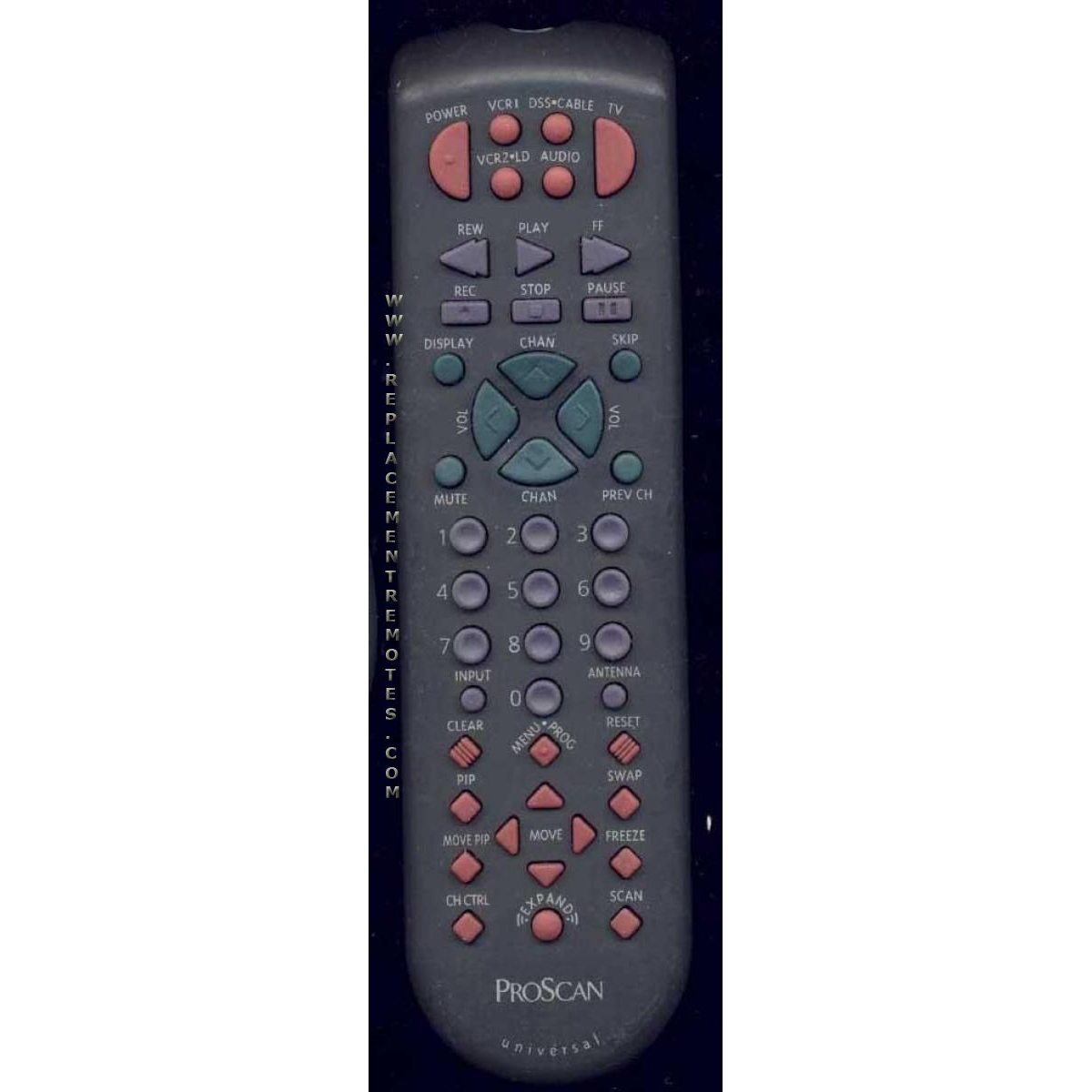 Proscan-RCA CRK83A1 TV Remote Control