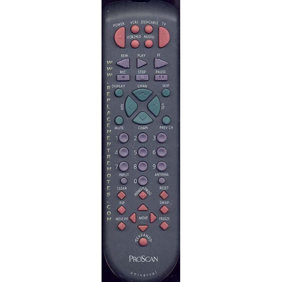 Proscan-RCA CRK83B1 TV Remote Control