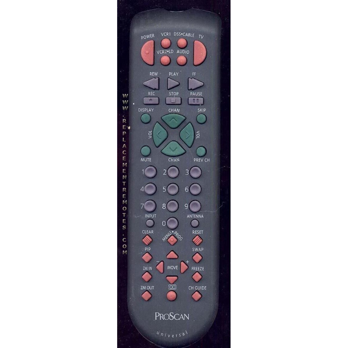 Proscan-RCA CRK83D1 TV Remote Control