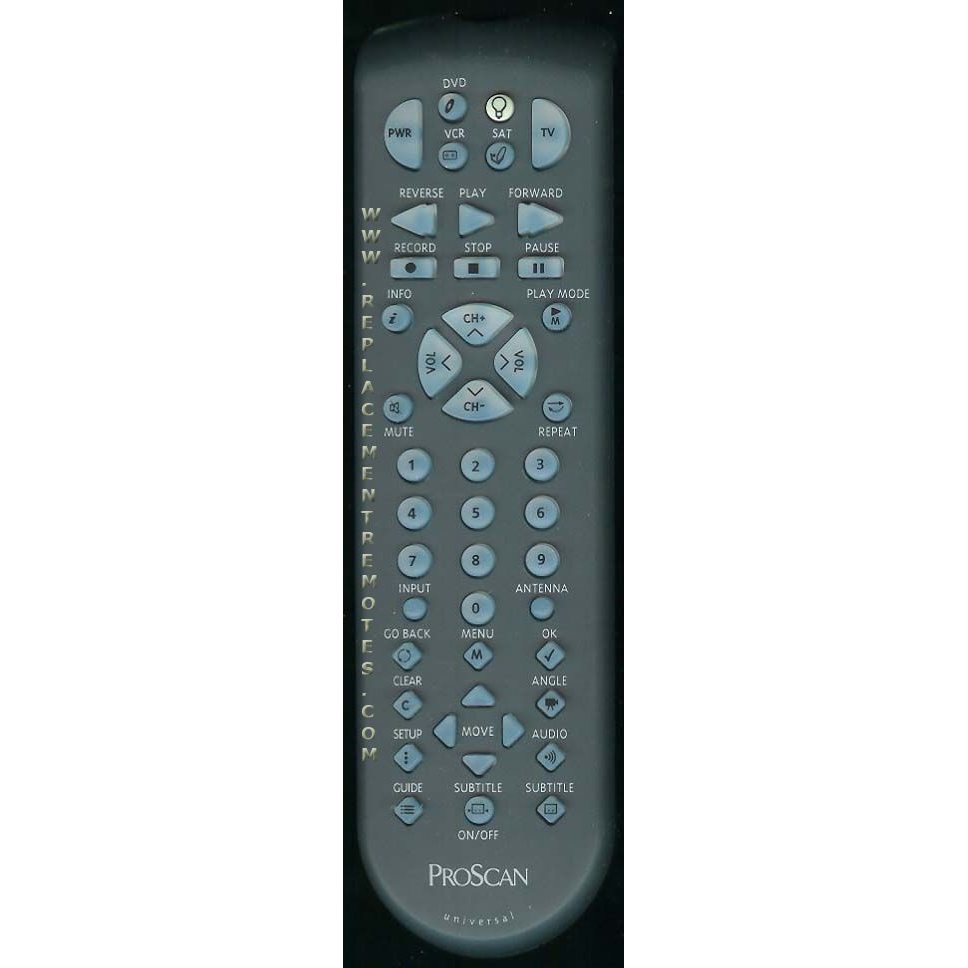 Proscan-RCA CRK83DPL1 TV Remote Control