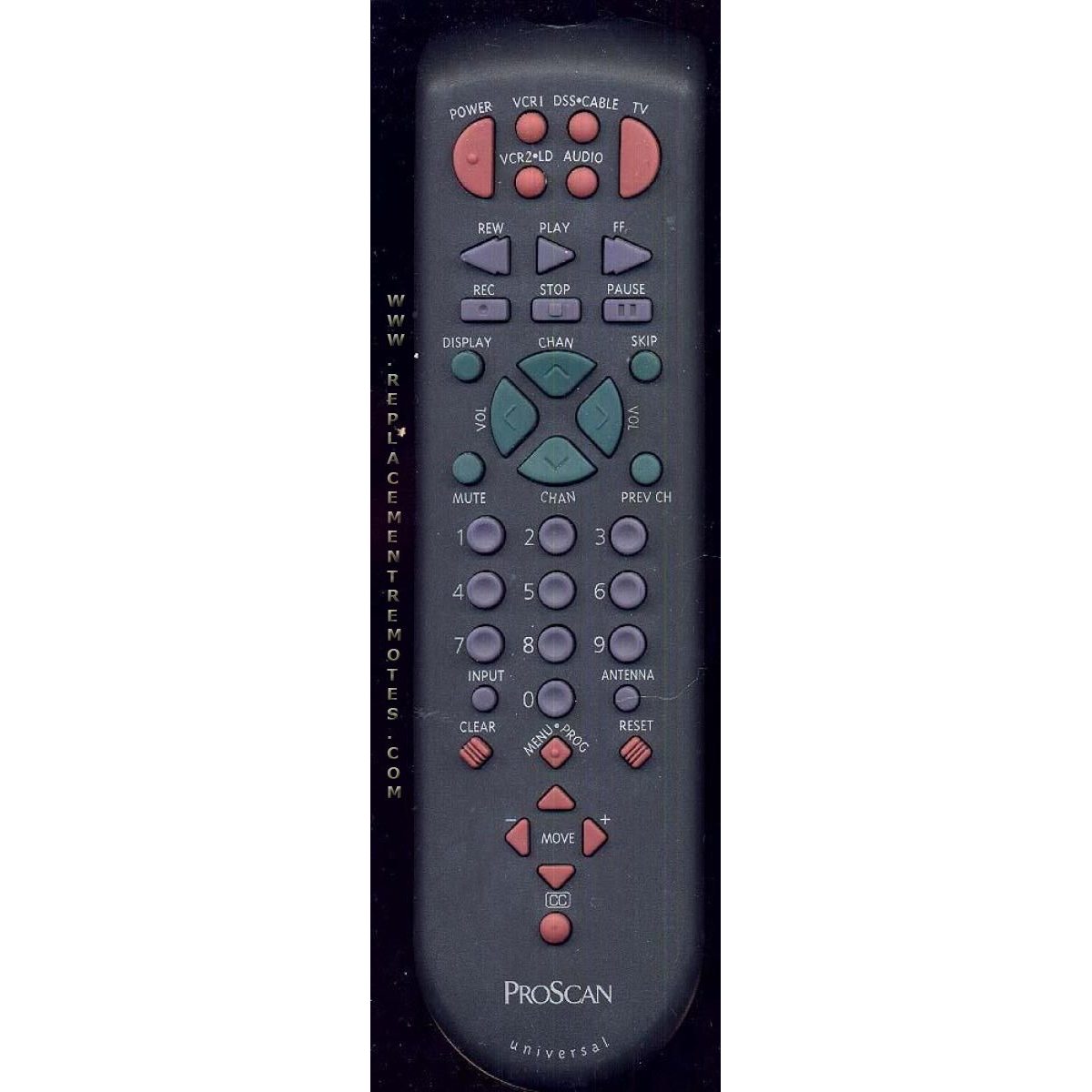 Proscan-RCA CRK83F1 TV Remote Control