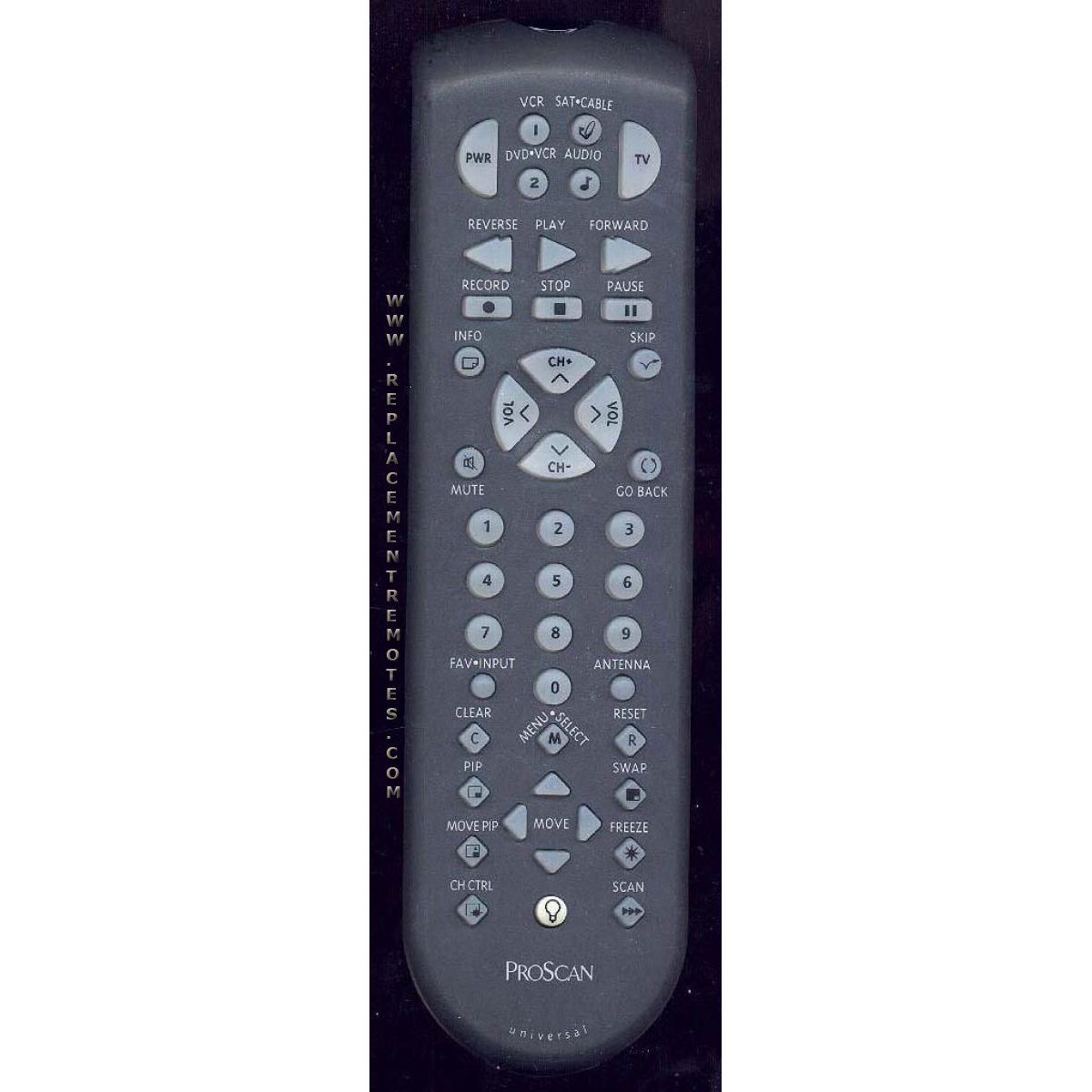 Proscan-RCA CRK83GL1 TV Remote Control