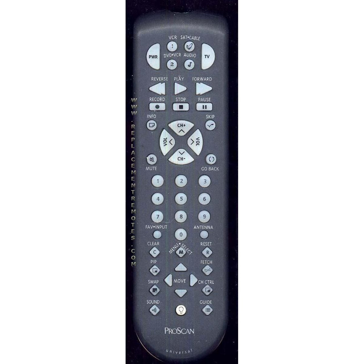 Proscan-RCA CRK83KL1 TV Remote Control