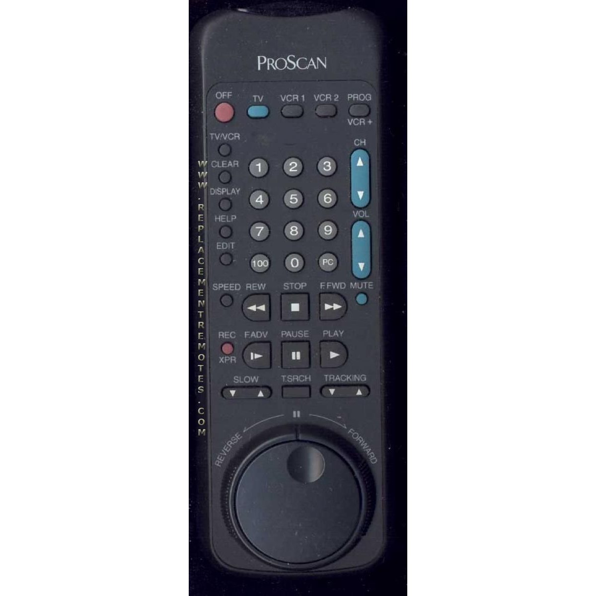 Proscan-RCA PSVR31 VCR Remote Control