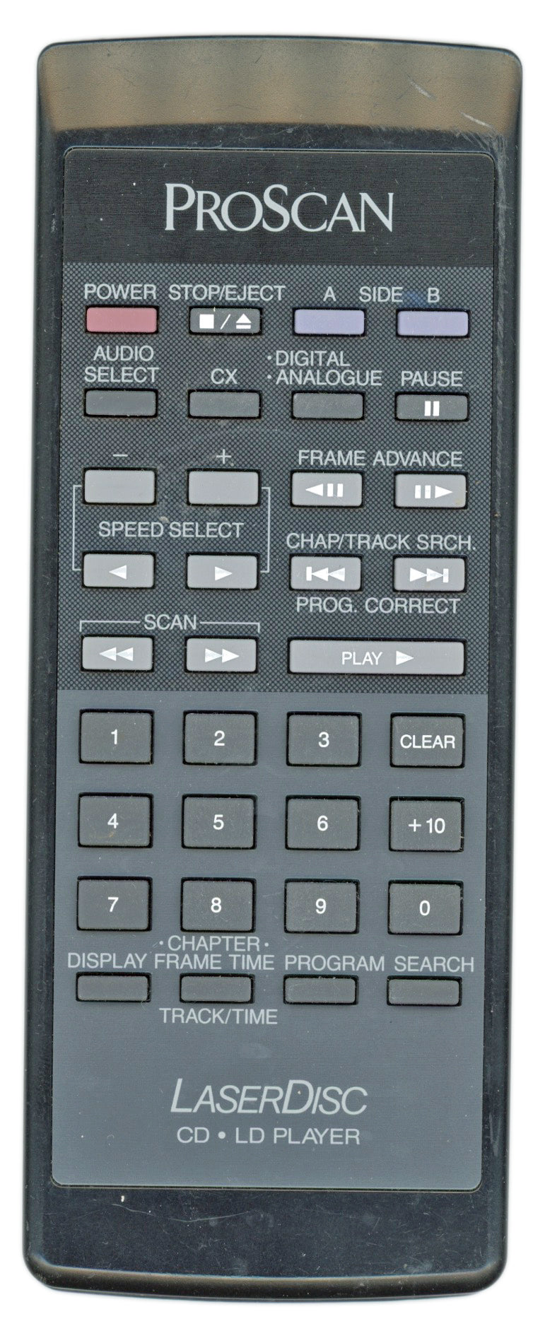 Proscan-RCA 203538 Laser Disc Remote Control