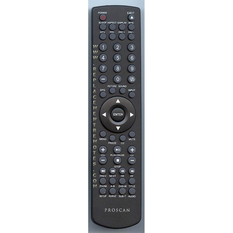 Proscan RE20QP00 TV/DVD Remote Control