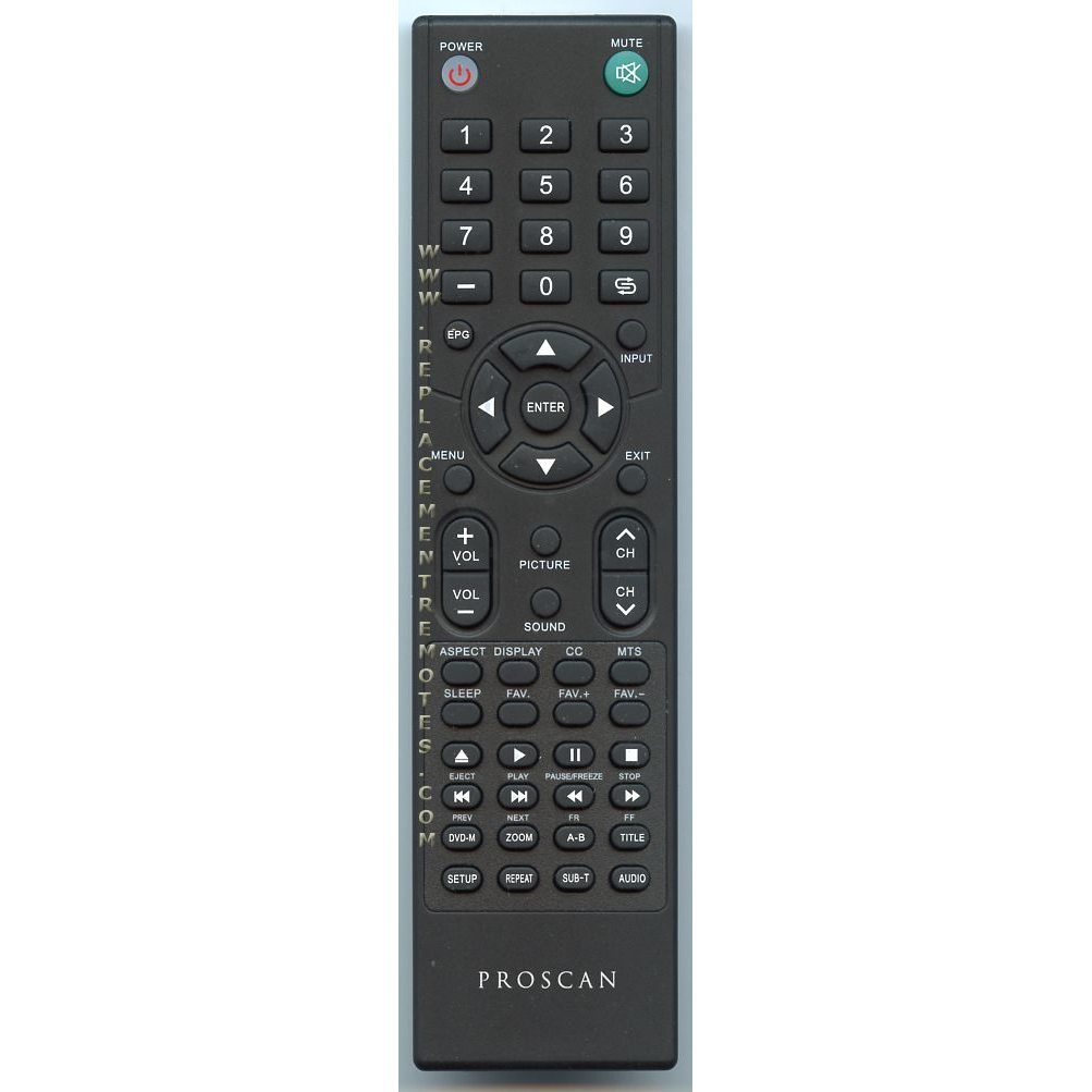 Proscan RE20QP56 TV Remote Control