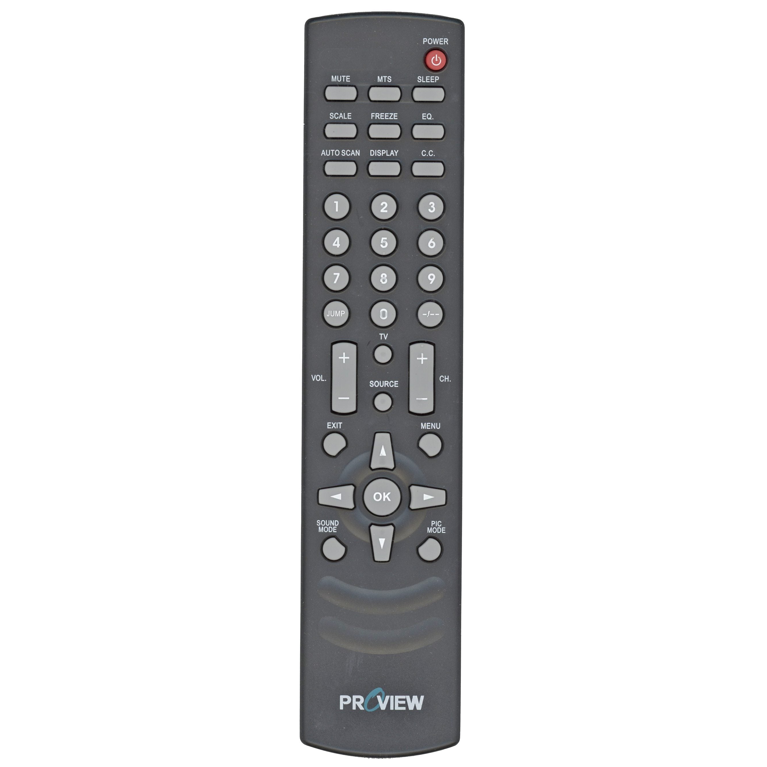 Proview RAC06RX020 TV Remote Control