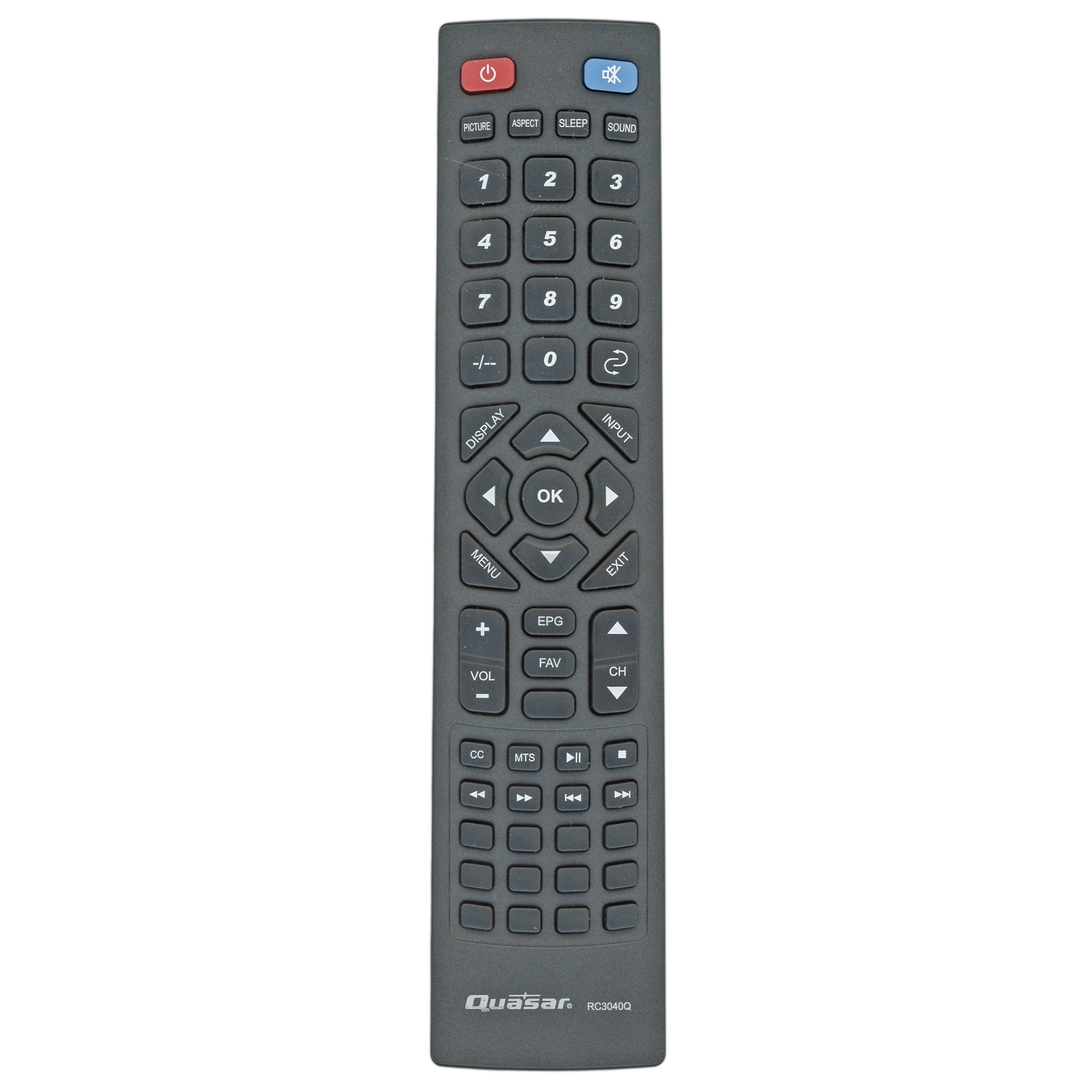 Quasar RC3040Q TV Remote Control