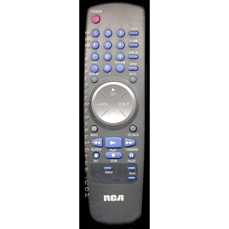 RCA 00003E VCR Remote Control